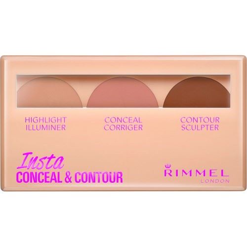 Cache-cernes Rimmel Insta Conceal & Contour Medium 020 X 3
