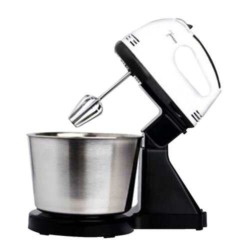 Batteur sur socle électrique Mélangeur cuisine élégant 7 vitesses de contrôle Blender - Noir