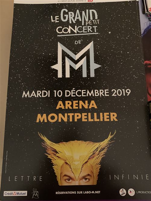 M / Matthieu CHEDID - Grand Petit Concert - 40x60cm - Affiche