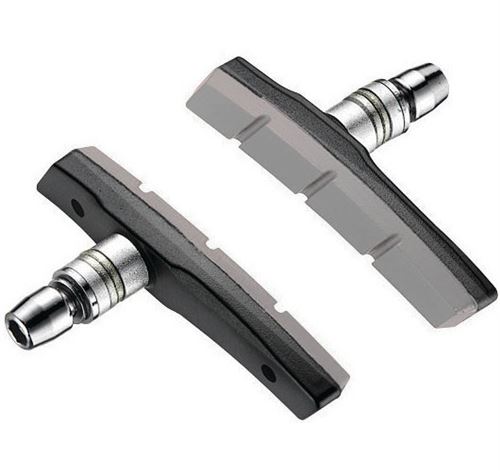 Simson Plaquettes V-frein 80 x 13 mm 2 pièces noir / gris