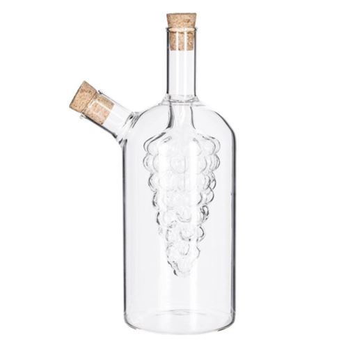 Bouteille Huile & Vinaigre 2 en 1 Raisin 17cm