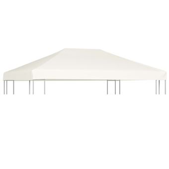 vidaXL Prieeldak 310 g/mÂ² 4x3 m crÃmewit44783 - 1