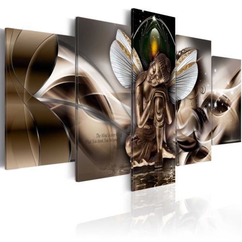 Tableau - Winged Buddha .Taille : 100x50