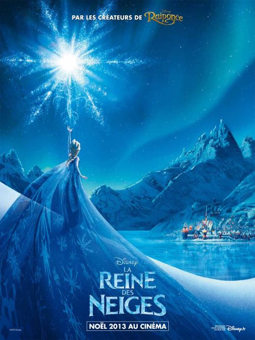 La Reine des Neiges - affiche de cinéma originale - 40x53 cm roulée