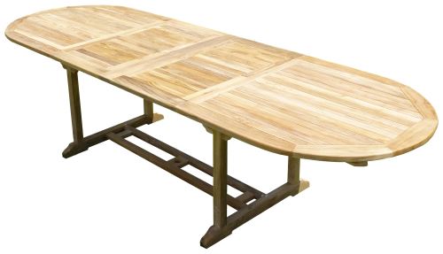 Table NAYAN Ovale 200-300x100x75 Teck Premium