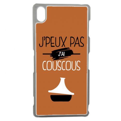 Coque transparente sony z3 j peux pas j ai couscous 7