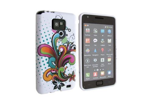 Housse SoftyGel Flower pour Samsung Galaxy S II