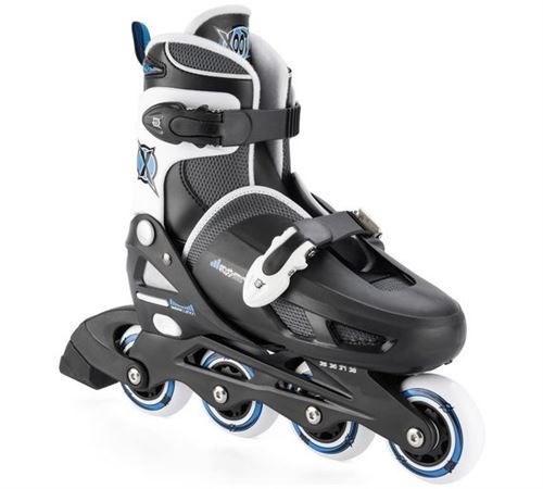 Xootz Patins à roues alignées Quad noir / bleu taille junior 30-34