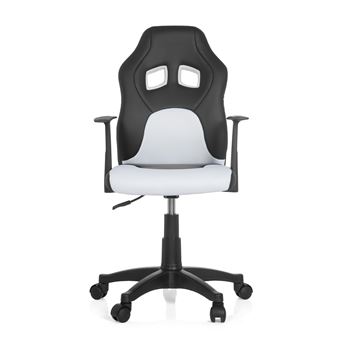 Chaise de bureau Siège pivotant TEEN RACER AL noirblanc hjh OFFICE Chaise de bureau Siège pivotant TEEN RACER AL noirblanc hjh OFFICE