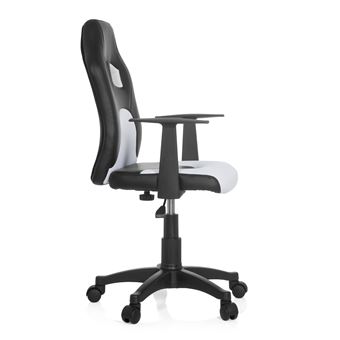Chaise de bureau Siège pivotant TEEN RACER AL noirblanc hjh OFFICE Chaise de bureau Siège pivotant TEEN RACER AL noirblanc hjh OFFICE