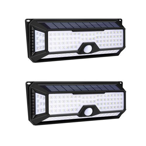 Led Solar Power Pir Détecteur de Mouvement Extérieur Mur Lumière Jardin Lampe Étanche Djzs646