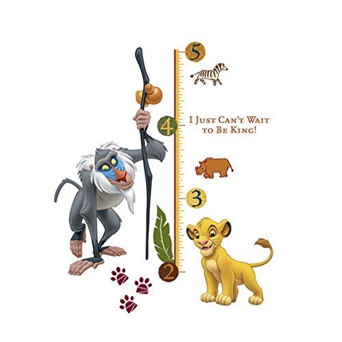 RoomMates RMK1924SLM Autocollant design Disney Le Roi Lion Rafiki Vinyle Multicolore 71 x 19 x 14 cm