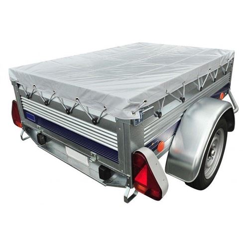 Bache couverture remorque 160 X 120 cm 650gr/m2 100 % PVC toile épaisse qualité outils atelier bricolage