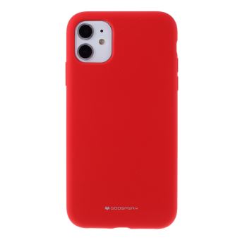Coque en silicone rouge pour votre Apple iPhone 11 6.1 ...