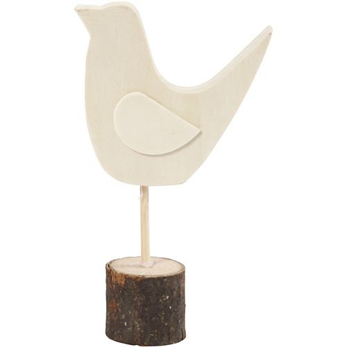 Creotime oiseau en bois de 14,5 cm de contreplaqué chacun