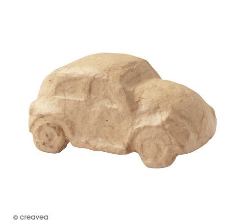 Voiture en papier mâché - 9,5 cm