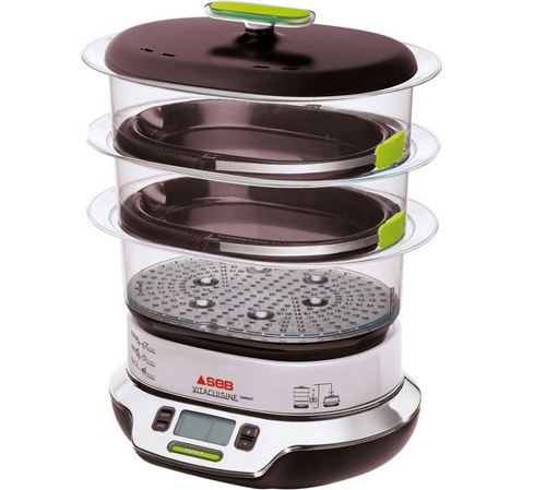 SEB Vitacuisine Compact VS405E00 - Stomer - 9 liter - 1800 W - zilver