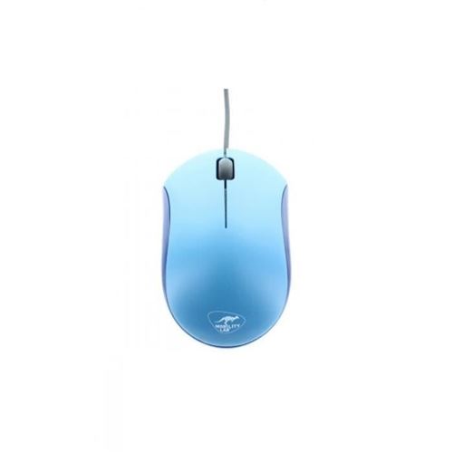 MOBILITY LAB Souris Mousy - Optique - Filaire - USB - Bleu