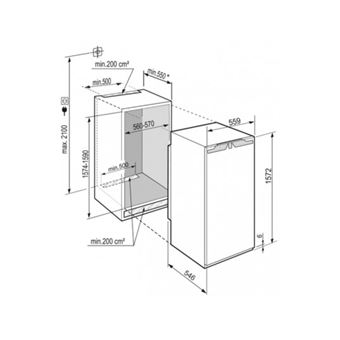 LIEBHERR Réfrigérateur encastrable 1 porte IRBE4851-20