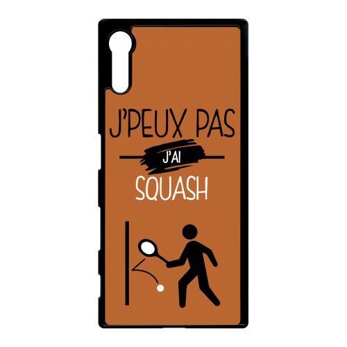 Coque sony xperia xz j peux pas j ai squash 7