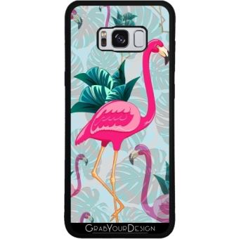 coque galaxy s8 flamant rose