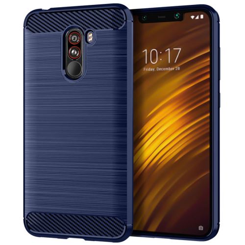 Housse étui TPU Anti-chute pour Xiaomi Mi Pocophone F1 - Bleu -4359