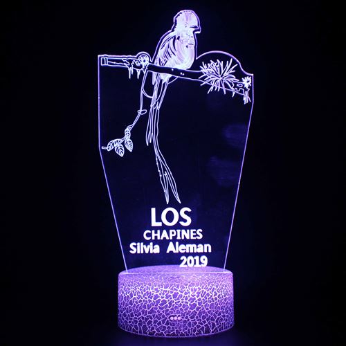 Stack - Veilleuse Enfant - Lampe 3D Tactile - Télécommande - 7 Couleurs - Image 2