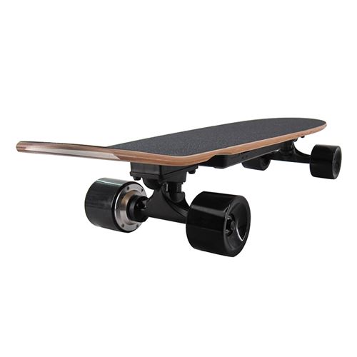 26 350W Hub-Motor Skateboard Planche à roulettes de poisson Roues de 2,9 Noir