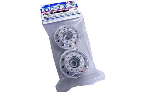 Jantes avant chromées 22mm Tamiya