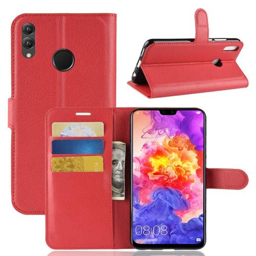 Etui Housse Portefeuille Pour Honor 8X - Rouge