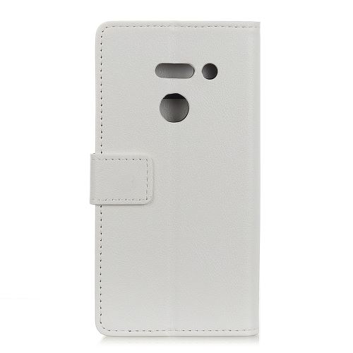 Etui en PU avec un support blanc pour LG G8 ThinQ
