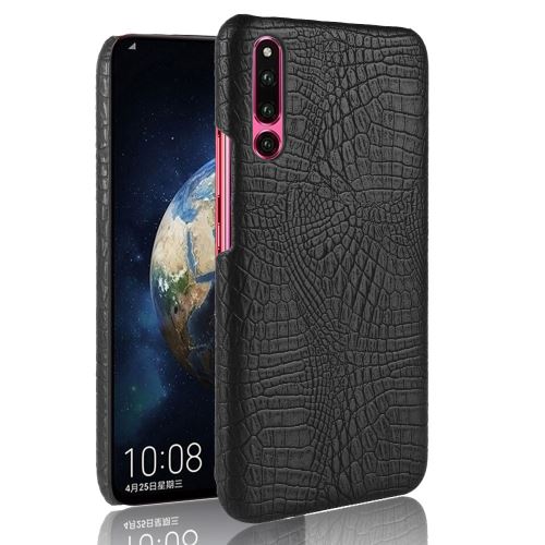 Etui en PU crocodile noir pour votre Huawei P30