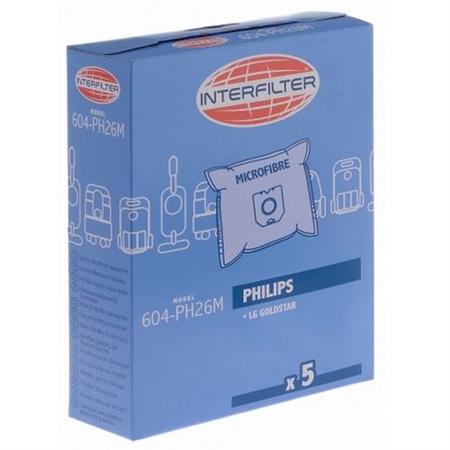 Philips HR8735 HR8745 HR8765 HR8837 HR8838 HR8847 Sacs d/'Aspirateur Pack de 5