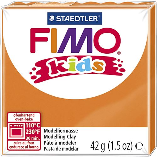 Staedtler Fimo Kids pâte à modeler pour enfants 42 grammes orange