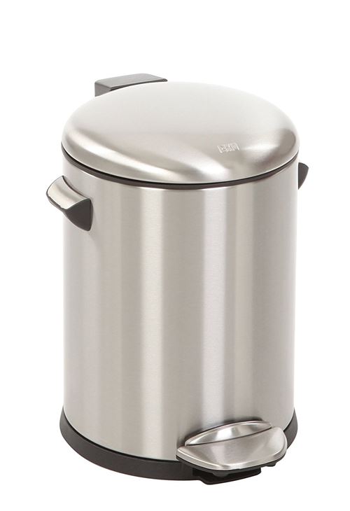 Poubelle belle deluxe step bin 5l inox mat, eko