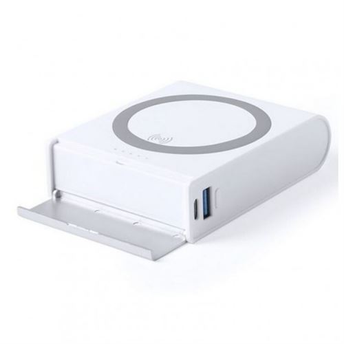 Power Bank Sans Fil 8000 mAh 145782 - Blanc