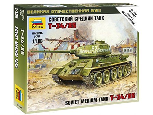 Zvezda - Char Sovietique T34/85, Z6160, Non Renseigné