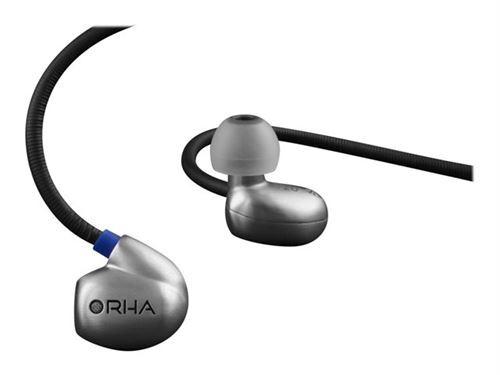 RHA T20 - In-ear hoofdtelefoons - inwendig - bevestiging over het oor - met bekabeling - 3,5 mm-stekker - ruisisolatie