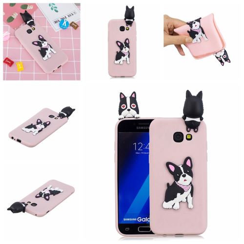 Coque en TPU poupée 3D mignonne chien pour votre Samsung Galaxy J4 Plus