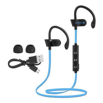 22€ sur Ecouteur sport stéréo étanche sans fil Bluetooth (bleu