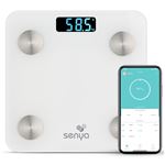 Pèse Personne connecté/Pèse Personne impédancemètre blanc/Application Fitdays SENYA