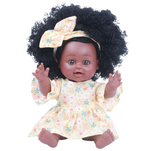 Black Girl Poupées Afro-Américaine Jouer Poupées Lifelike 35Cm de Jeu Pour Bébé Poupées Ye BT040