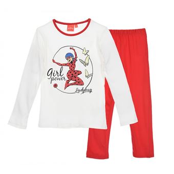 Miraculous Ladybug pyjama Fille manches longues PHOSPHORESCENT Blanc 4 ans Autres vetements goodies Achat prix fnac
