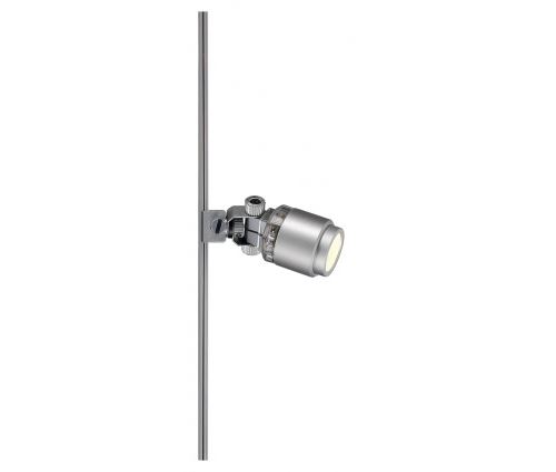 Power-led spot pour glu-trax, gris argent, 1w, 3000k