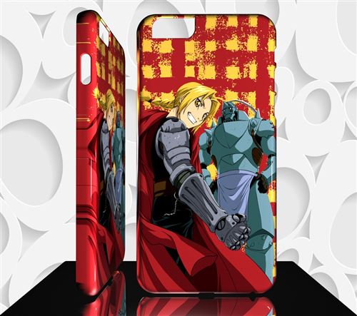 Coque Design Iphone 7+ 7 PLUS MANGA FULLMETAL ALCHEMIST - HAGANE NO RENKINJUTSUSHI - Réf 18