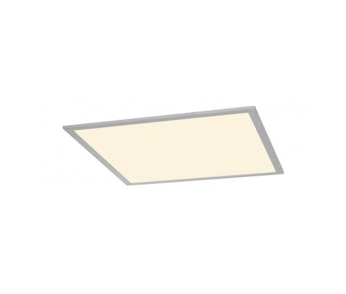 1-vidual led panel pr plafond à  dalles 59,5x59,5cm, gris argent, 3000k
