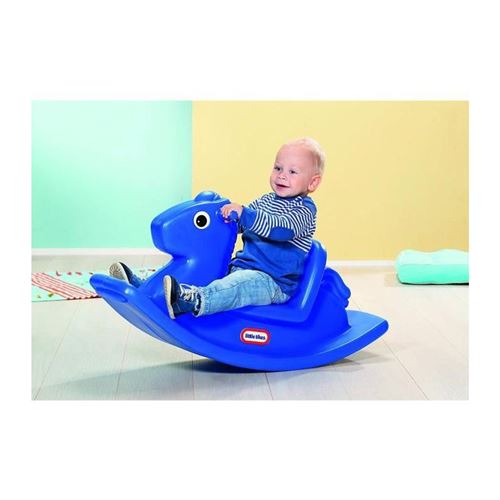 Little Tikes - Cheval à bascule bleu