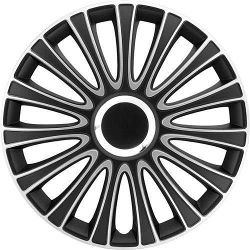 AutoStyle moyeux LeMans 13 pouces ABS noir / argent lot de 4