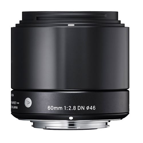 Objectif Hybride Sigma 60 Mm F/2.8 Dn Art Noir Monture Sony E