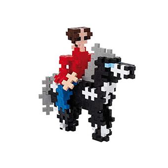 Box Mini Basic 220 pièces Plus Plus Cavalier Chevaux